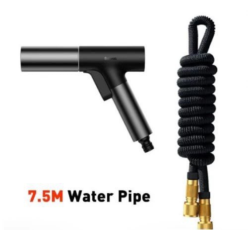 شلنگ و نازل کارواش GF5 Car Wash Spray Nozzle CPGF000201 طول 30 متری باسئوس Baseus