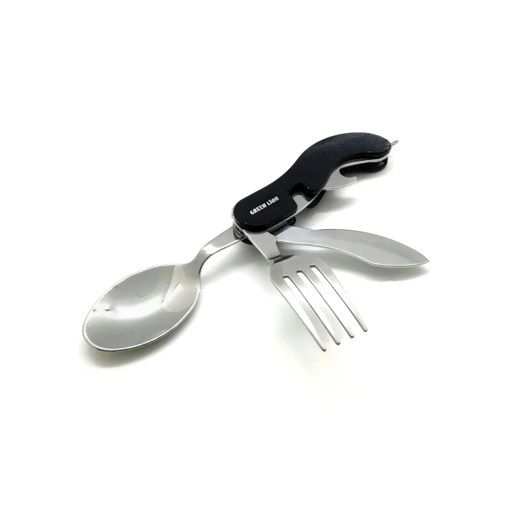 ست قاشق و چنگال مسافرتی  4in1 Cutlery Set GN4IN1CSETBK گرین لاین Green Lion