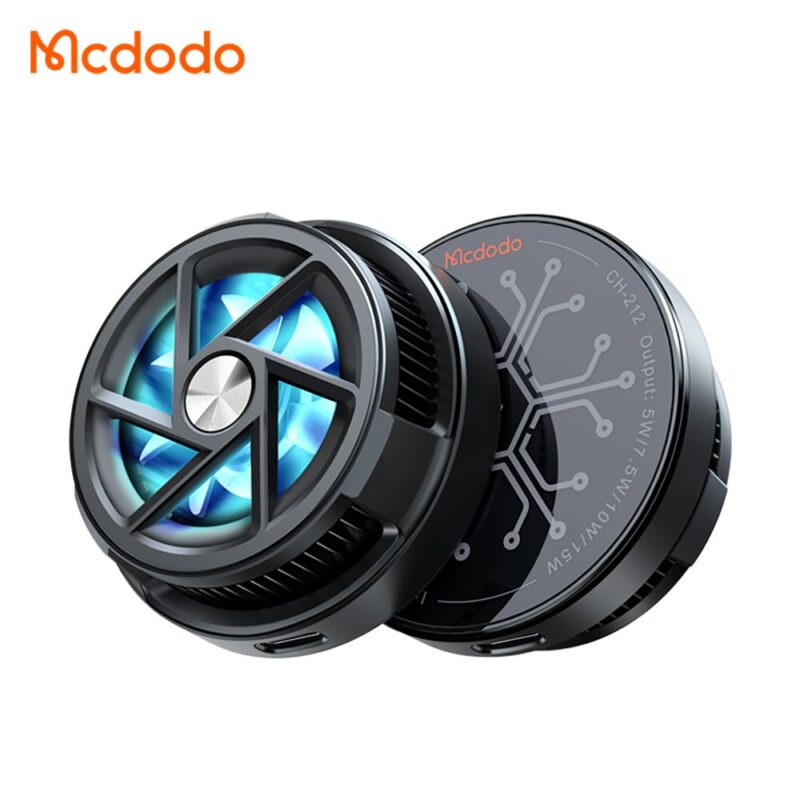 شارژر وایرلس مگنتی و فن گیمینگ موبایل توان 15 وات مک دودو Mcdodo CH-2120