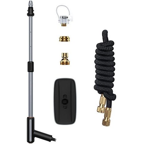 ست نازل و تی شستشوی خودرو طول 30 متری Baseus Multifunctional Car Wash Spray Nozzle CRXC01-G01