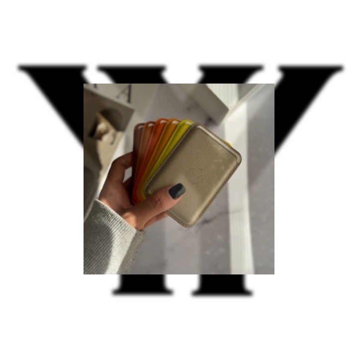 جاکارتی مگ سیف اپل Leather wallet magsafe (کدa0069)
